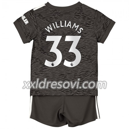 Manchester United Williams 33 Drugi Dječji Komplet Dresovi za Nogomet 2020-2021 (+ kratke hlače)